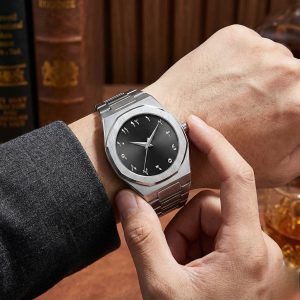 arabic dial watch black